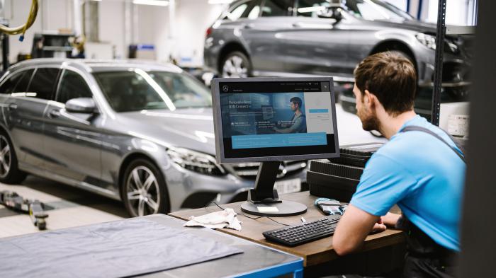 B2B Connect για επαγγελματίες: Online γνήσια ανταλλακτικά Mercedes 